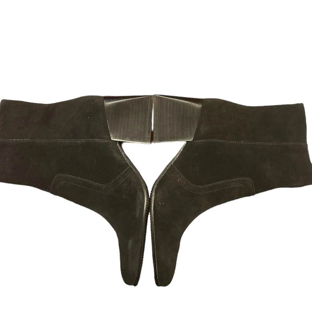 Blondo Women’s Size 6 M Black Suede Salome Booties